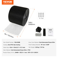 Kit de protection anti-oiseaux et autres nuisibles pour panneaux solaires SucceBuy, enroulable, avec fixations en acier inoxydable, revêtement PVC antirouille et maille métallique.