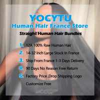 YOCYTU 20 20 20 Pouces Tissage Cheveux Humains 1/3/4 PCS Lot de Tissage Cheveux Humain 12A Tissage Naturel Brésilien Haut Qualité Meche Tissage Humain Hair Raw Hair Bundles 100% Human Hair Livraison 3 Jours France