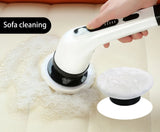 Brosse de nettoyage électrique 9 en 1 2000 mAh, outil de nettoyage pour salon, salle de bain et cuisine