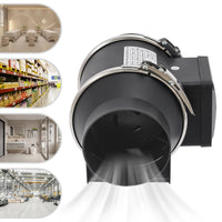 YIYIBYUS 220V ventilateurs d'échappement tuyau conduit ventilateur de Ventilation silencieux salle de bain extracteur Ventilation cuisine toilette mur conduit d'échappement ventilateur