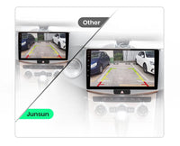 Caméra de recul Junsun pour voiture, résolution AHD 720p, étanche, grand angle 140°, pour autoradio.