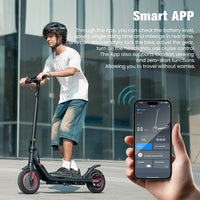 Trottinette électrique iScooter i9m 10.5Ah 500w, pliable, vitesse maximale 35 km/h, autonomie 30 km, pneus pneumatiques 10 pouces, application mobile.