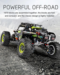 MOULD KING 18002 Voitures Techniques Jouets Le MOC-19517 APP&RC Buggy 4x4 RC Motorisé Modèle de Bloc de Construction en Brique Cadeau de Noël pour Enfants