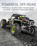 MOULD KING 18002 Voitures Techniques Jouets Le MOC-19517 APP&RC Buggy 4x4 RC Motorisé Modèle de Bloc de Construction en Brique Cadeau de Noël pour Enfants