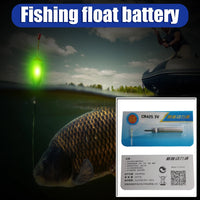 10-100 pièces flotteurs de pêche batterie CR425 flotteurs de pêche de nuit lumière lumineuse 3.6V flotteurs électriques batterie accessoire de pêche