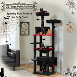 Grand arbre et tour pour chats d'intérieur, avec postes à gratter recouvertes de Sisal, hamac spacieux, perchoirs rembourrés et condos, jouets pour chats