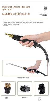 Nettoyeur à vapeur Portable 2500W, stérilisation à haute température, Machine à Jet de pression pour maison, voiture, cuisine, climatiseur