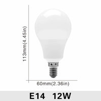 Lot de 10 ampoules LED E27/E14 (20W, 18W, 15W, 12W, 9W, 6W, 3W) - Alimentation 220V - Éclairage spot - Blanc froid/chaud