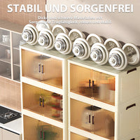 Boîte de rangement pliante avec roulettes 1/2/3/4/5 couches, bacs de rangement empilables polyvalents, organisateur de maison, conteneur d'articles divers