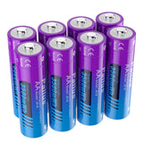 2A Aa 1.5V AA Lithium 3500mWh 1.5v aa Li-ion batterie Rechargeable AA Batteries avec LCD chargeur de batterie intelligent pour pile AA AAA