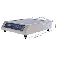 Cuisinière à induction électrique moderne numérique 3500 watts table de cuisson à induction commerciale