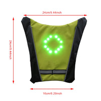 Clignotant de vélo sans fil à LED, gilets de coulée d'iode, télécommande, vélo VTT, vélo de sécurité, émail 30LED