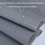Bâche imperméable en PVC d'épaisseur 0.55mm, bâche résistante aux intempéries et aux UV pour gaz de jardin, porche, Garage, couverture pour plantes agricoles