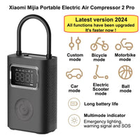 Nouveau Xiaomi Mijia Portable compresseur d'air 2 / 2D / 2PRO, pompe à Air 2, gonfleur numérique intelligent de détection de pression des pneus pour vélo de voiture
