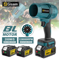 Gismo 200 M/S ventilateur à Jet Turbo sans brosse 1500 W ventilateur d'air électrique sans fil outil électrique portatif violent pour broche de batterie Makita 18 V