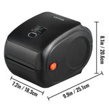 SucceBuy 300DPI imprimante d'étiquettes thermiques Bluetooth reconnaissance automatique d'étiquettes prise en charge Windows/Mac/Android pour les paquets d'expédition 4x6