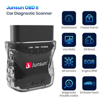 Junsun Scanner automatique mini ELM327 Bluetooth OBD2 adaptateur outil de Diagnostic de voiture outil de numérisation