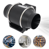 YIYIBYUS 220V ventilateurs d'échappement tuyau conduit ventilateur de Ventilation silencieux salle de bain extracteur Ventilation cuisine toilette mur conduit d'échappement ventilateur