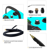 Nettoyeur à vapeur portatif haute pression et température 2500W, climatiseur domestique Commercial, hotte de cuisine, lave-linge à Jet de voiture 220V