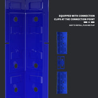 Étagère Industrielle Lourde 5 Niveaux Réglables 875KG Charge Max, Sans Boulons - Rangement Métal Garage Atelier Cave Entrepôt 200x100x50cm