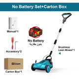 Gismis 10 pouces 46000 tr/min tondeuse à gazon électrique sans brosse tondeuse à gazon sans fil coupe-paes de jardin pour Makita 18V batterie broche