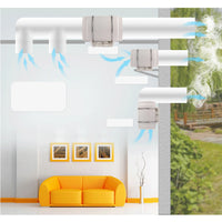 Ø100 150mm 200mm ventilateur de conduit, ventilateurs d'extraction de Ventilation, Ventilation de ventilateur d'extraction de salle de bains pour conduit de cuisine, évents, salle de bains