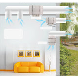 Ø100 150mm 200mm ventilateur de conduit, ventilateurs d'extraction de Ventilation, Ventilation de ventilateur d'extraction de salle de bains pour conduit de cuisine, évents, salle de bains