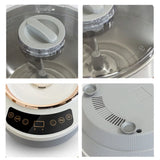 Pétrisseur électrique 5L 7L avec fonction fermentation 25-38°C/77-100°F
