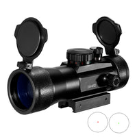 Lunette de visée à point rouge vert 3x44, viseur point rouge 2x40, optique tactique 3x42, compatible avec rail 11/20 mm, viseur 1x40 pour la chasse