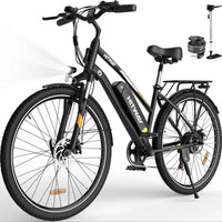 HITWAY Vélo Électrique, 28" Vélos à Assistance Électrique, Ville E-Bike avec Batterie Amovible 36V 13Ah, Moteur 250W, 7 Vitesses