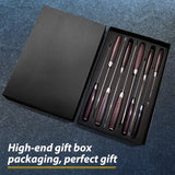 Coffret cadeau de 8/10 couteaux de cuisine MDHAND, couteau de chef à motif damassé laser, en acier inoxydable à haute teneur en carbone, couteau à fruits tranchant