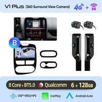 Autoradio Junsun CarPlay Android Auto pour Renault Clio 4 ZOE 2012-2017, système GPS intelligent, stéréo multimédia