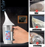 Kit de polissage de restauration de phares de voiture, phares de voiture, 800ML, polymère liquide, kit de réparation de polissage de phares de voiture