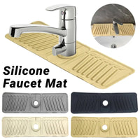 Tapis de robinet en Silicone multifonction, planche de vidange de comptoir de cuisine, tapis de séchage antidérapant, tampon anti-éclaboussures d'évier, accessoires de cuisine