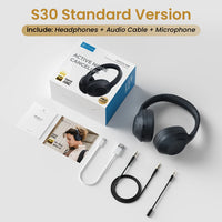 HAYLOU S30 casque sans fil Bluetooth 5.4 43dB casques antibruit adaptatifs 40mm pilote dynamique 80H écouteurs de lecture