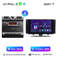Autoradio Junsun sans fil CarPlay Android Auto pour Smart Fortwo 451 (2005-2015) - Systèmes intelligents pour voiture - RDS, Bluetooth, DSP - Format 2 DIN