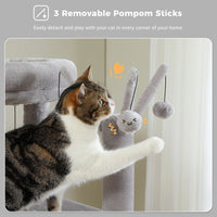 Grand arbre à chat pour grands chats d'intérieur, tour de chat haute pour gros chats avec hamac super grand, arbres grimpant pour chats avec tire à gratter