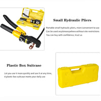 Pince à sertir hydraulique 4-70 mm² YQK-70 Pression 8T Outils hydrauliques domestiques Pince hydraulique Bricolage Pince à sertir les cosses de câbles
