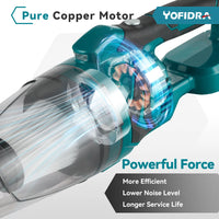 Aspirateur électrique sans fil multifonction YOFIDRA 1500W, outil portatif pour le nettoyage de la neige et de la poussière, compatible avec les batteries Makita.