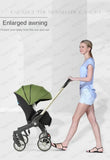 STOCK ue 4in1 bébé poussette bidirectionnelle multifonctionnelle nouveau-né bébé poussette 3in1 pliable panier type siège léger voyage landau