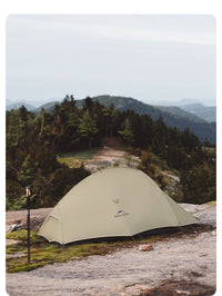 Tente de camping ultralégère Naturehike Cloud Up Pro pour 2 personnes, 3 saisons, moustiquaire 20D, portable, pour la randonnée et les voyages en plein air, avec tapis de sol.