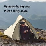 Tente de camping ultralégère Naturehike Cloud Up Pro pour 2 personnes, 3 saisons, moustiquaire 20D, portable, pour la randonnée et les voyages en plein air, avec tapis de sol.