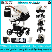 Poussette légère Magic ZC, poussette bébé 3 en 1, landau pour bébé, poussette légère en PU 3 en 1
