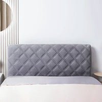 Housse de tête de lit matelassée en velours de haute qualité, tout compris, ultra luxueuse, douce et épaisse, matelassée en peluche courte.