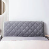 Housse de tête de lit matelassée en velours de haute qualité, tout compris, ultra luxueuse, douce et épaisse, matelassée en peluche courte.