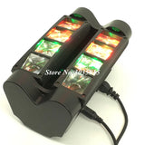 Mini projecteur LED RGBW 8x3W à tête mobile, faisceau araignée, éclairage de scène DMX 512, idéal pour DJ, boîtes de nuit et soirées.