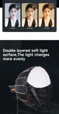 MIAOTU Lampe de photographie LED COB 200 W pour vidéo en direct, éclairage d'appoint haute luminosité 2700-6500 K, éclairage photographique