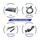 Adaptateur d'interface sans fil BONROAD CarPlay Android Auto pour Audi A4 B8 A5 Q5 2009-2015 avec AirPlay Mirror Link et Bluetooth