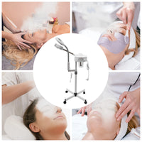Lampe loupe 2 en 1 750W, vaporisateur d'ozone chaud, dispositif de vapeur, Machine de Sauna faciale avec lumière 5X
