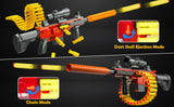 Pistolet jouet VATOS Blaster pour enfants, mode lancer de cartouches, mode tir en chaîne, chargeur 24 fléchettes, manuel, pistolet en mousse, jeu de tir pour garçons de 6 à 8 ans